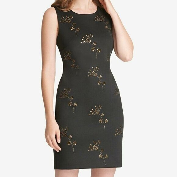Tommy Hilfiger Dresses & Skirts - Tommy Hilfiger Sheath Dress‎ Women Black Embellished Cocktail Size 10 Office NWT